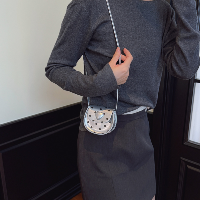 Bolsa de hombro coreana para niñas, onda de aire, dulce cariño, mochila para bebés, nuevo mini bolso de cambio infantil