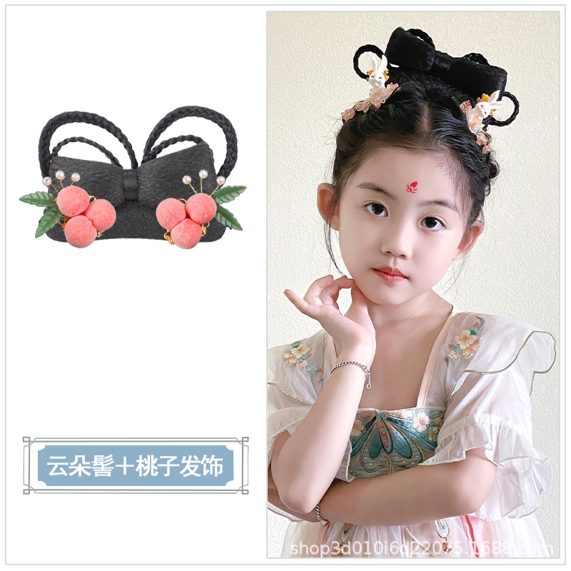 클라우드 Bun SKU 복숭아 헤어 액세서리