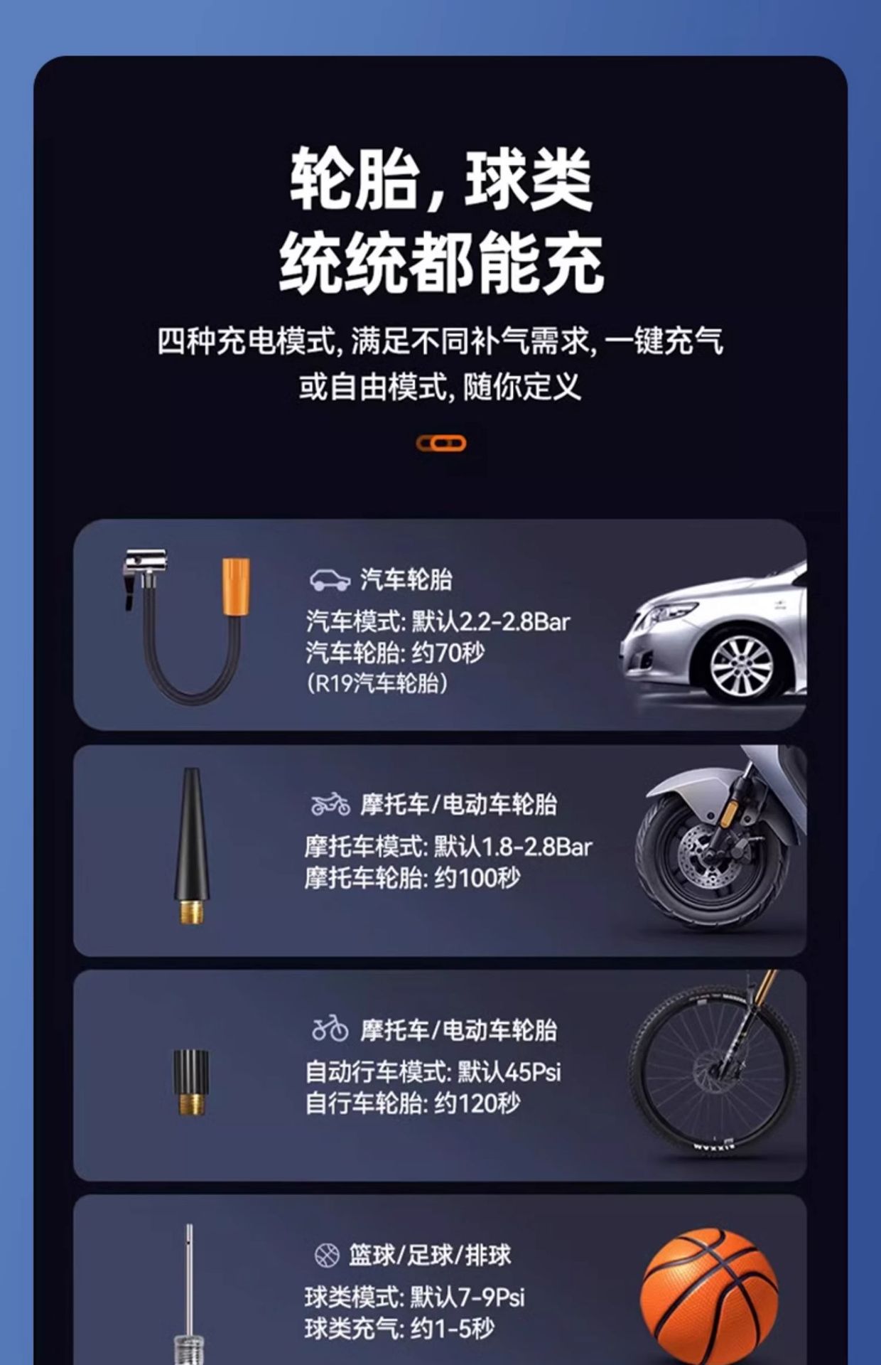 Car wireless air pump car portable air pump electric car tire high pressure air pump filling wholesale