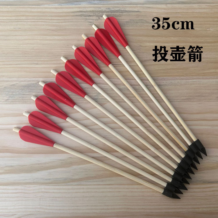 Pot Throw Chinese Antique Toy Props Pot Throwing Game Kindergarten Adult Team Building Bamboo Arrow Traditional Game Props