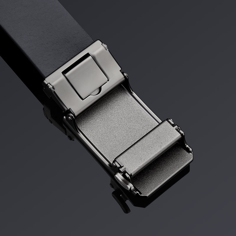 Paul men's belt young people automatic buckle pants belt cowhide pants belt young and middle-aged trend high-end belt wholesale