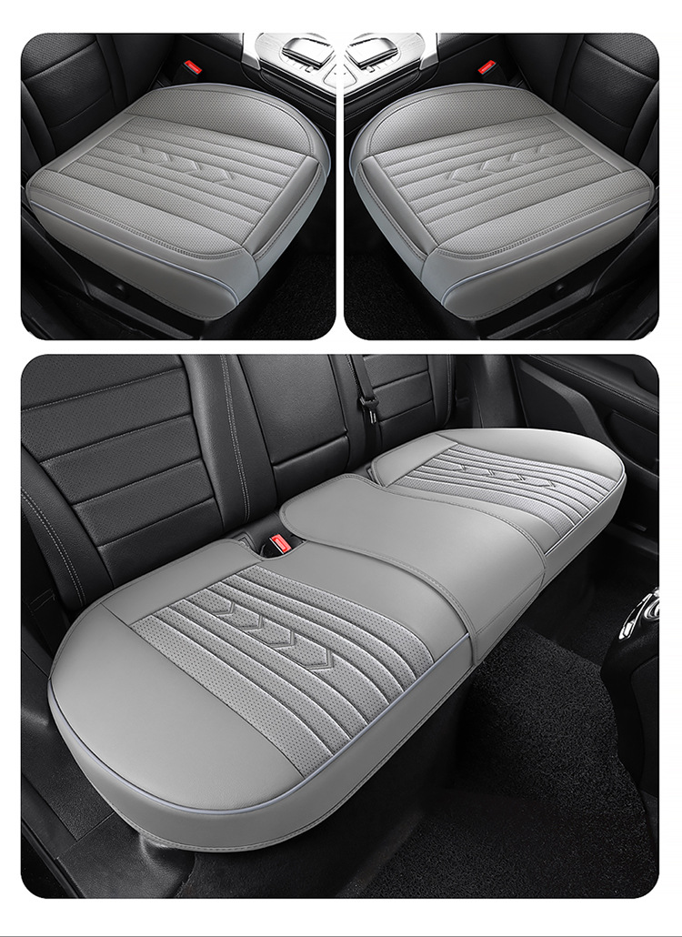 New car cushion four seasons universal full surround nappa leather cushion four seasons cushion single piece breathable seat cushion wholesale