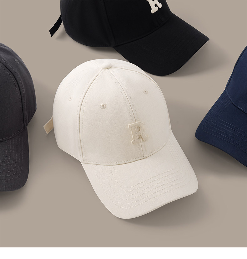 Fabrik-Direktversand Baseballkappe mit Buchstaben-Stickerei, großer Kopfumfang, Unisex, breite Krempe, lässige Ente-Schirmmütze, universell einsetzbar, Sonnenschutzmütze