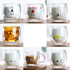 Wholesale Creative Cartoon Double Layer Borosilic Glass Valley Cup Duck Cup Luming Cup Milk Cup Home Water Cup