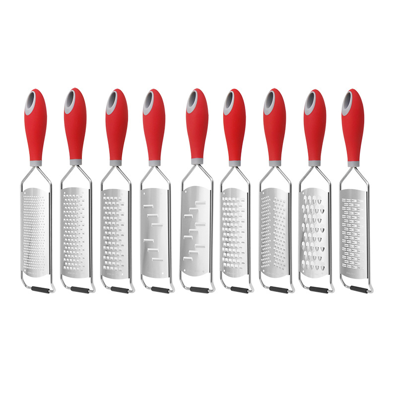 批发厨房用切丝刨蔬菜刨丝器 不锈钢芝士刨丝器 奶酪刨工具柠檬刨