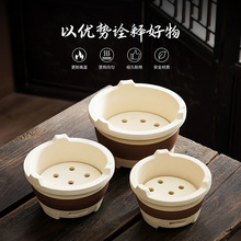 新中式围炉煮茶家用套装户外炉子粗陶罐罐茶碳炉烤奶壶单壶