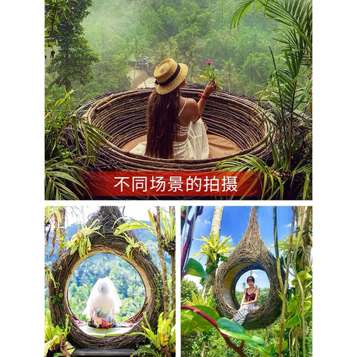 Outdoor Bird's Nest Bali Famous Swing Chair Campsite Creative Decor Suspension Homestay Swing Basket