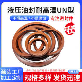 UN油封密封件UPH氟胶橡胶圈无骨架O型密封圈氟胶材质