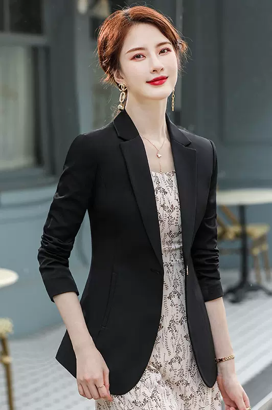 新品小西装外套职业女装高端商务酒店面试珠宝店白领售楼部工作服