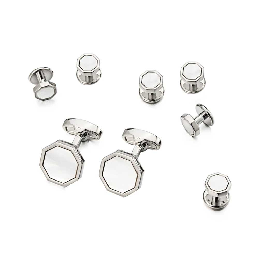 Brass Shell Cufflinks Men's High-End Middle Eastern Jewelry Cufflinks French Shirt Wedding Cufflinks