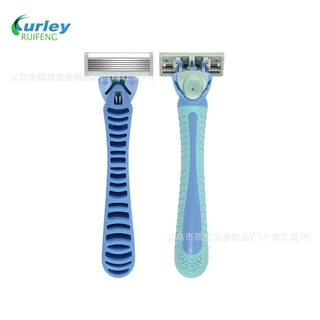 一次性剃须刀手动6层刀片酒店用品手动刮胡刀老式六层刀头刀架