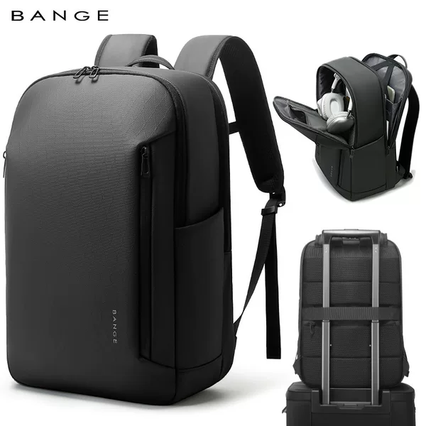 Bange's New Cross-Border Backpack Large Capacity Men's High-End 17inch Business Commuter Lightweight Computer Backpack