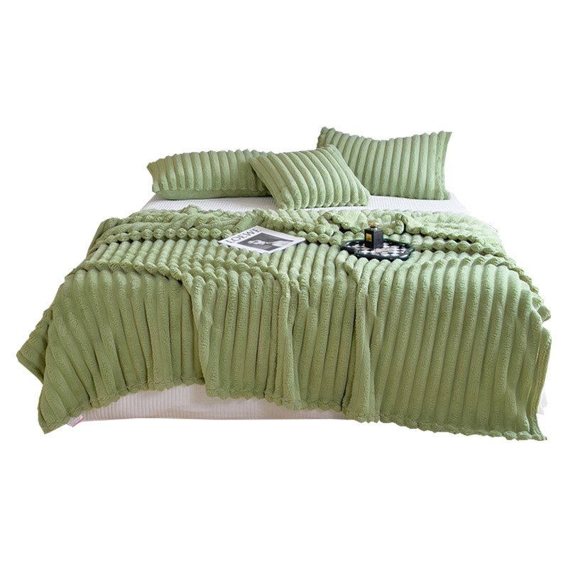 Lujo ligero invierno grueso mantas mantas de peluche de conejo mantas de oficina siesta mantas de aire acondicionado mantas de gaza mantas toallas edredón