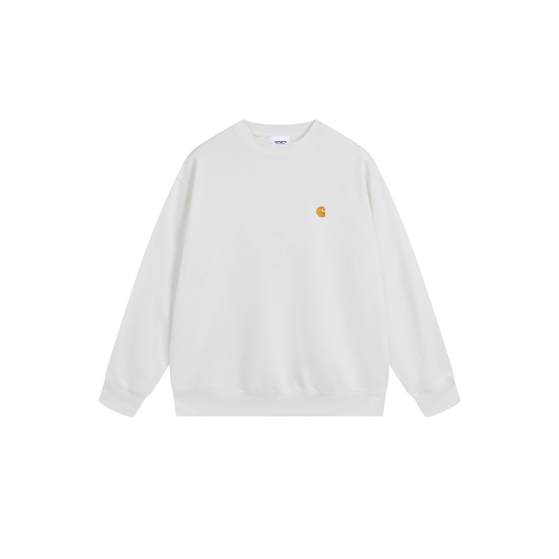 Carhartt Sweatshirt Round Neck Long-Sleeved Eight-Color Classic Men's and Women's Tops Loose Casual Wear New Style