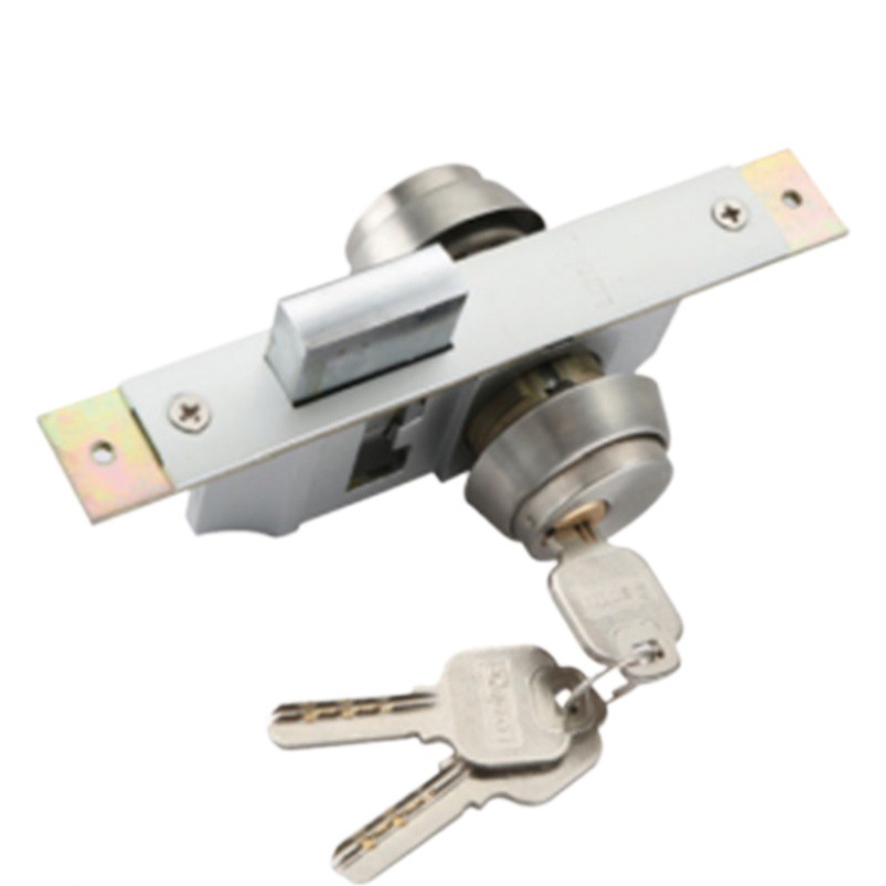 Cerradura de puerta de cristal enmarcado Trabajo de la comida rápida de maidang de la cerradura de Puerta del hurto de la cerradura de puerta del grado C cerradura de puerta de la aleación de aluminio del sur de China invisible