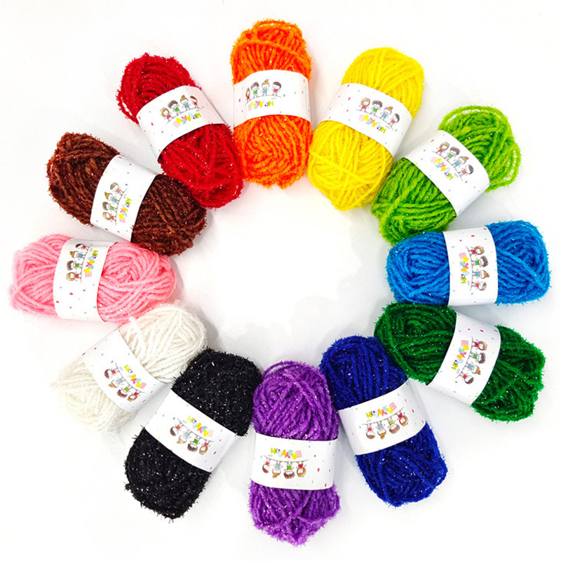 儿童手工制作diy创意编织粘贴画幼儿园手工diy材料彩色毛线团