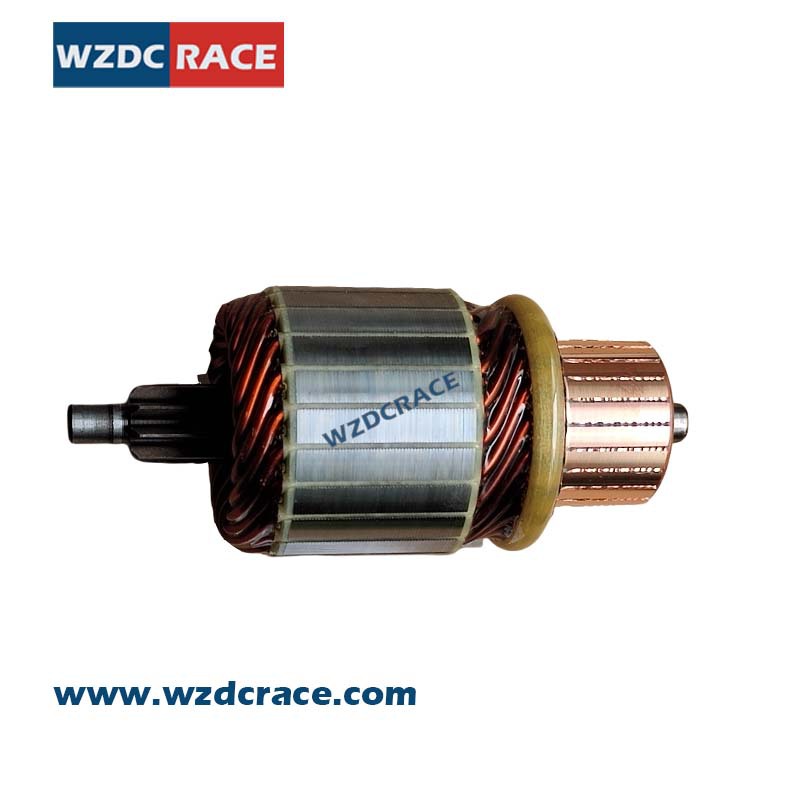 Armadura de arranque del rotor 12V L: 106.5 OD: φ 44.6 9T