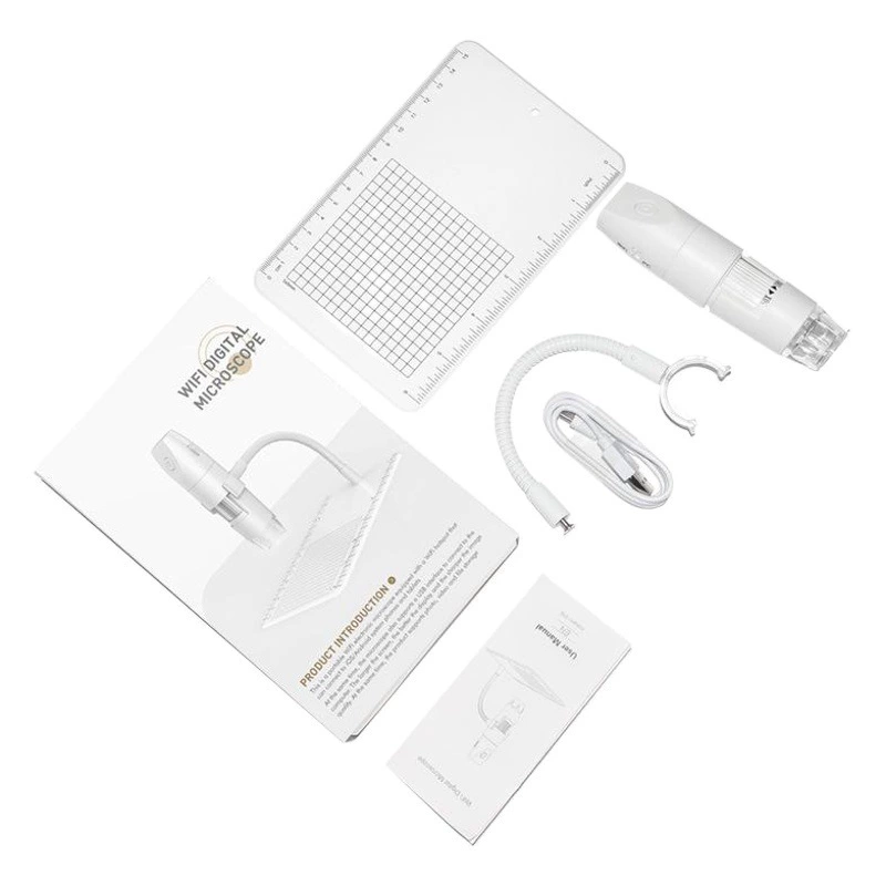 1080P новый wifi электронный микроскоп изогнутый трубчатый кронштейн 200 миллионов высокой четкой цифровой увеличительное стекло USB микроскоп