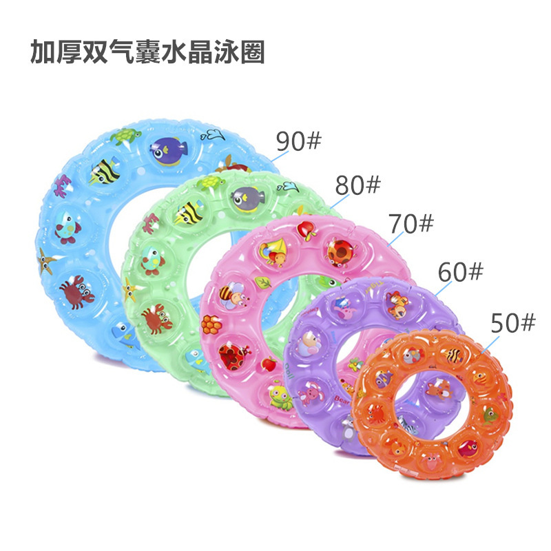 Círculo de cristal de doble capa (pelo mixto)