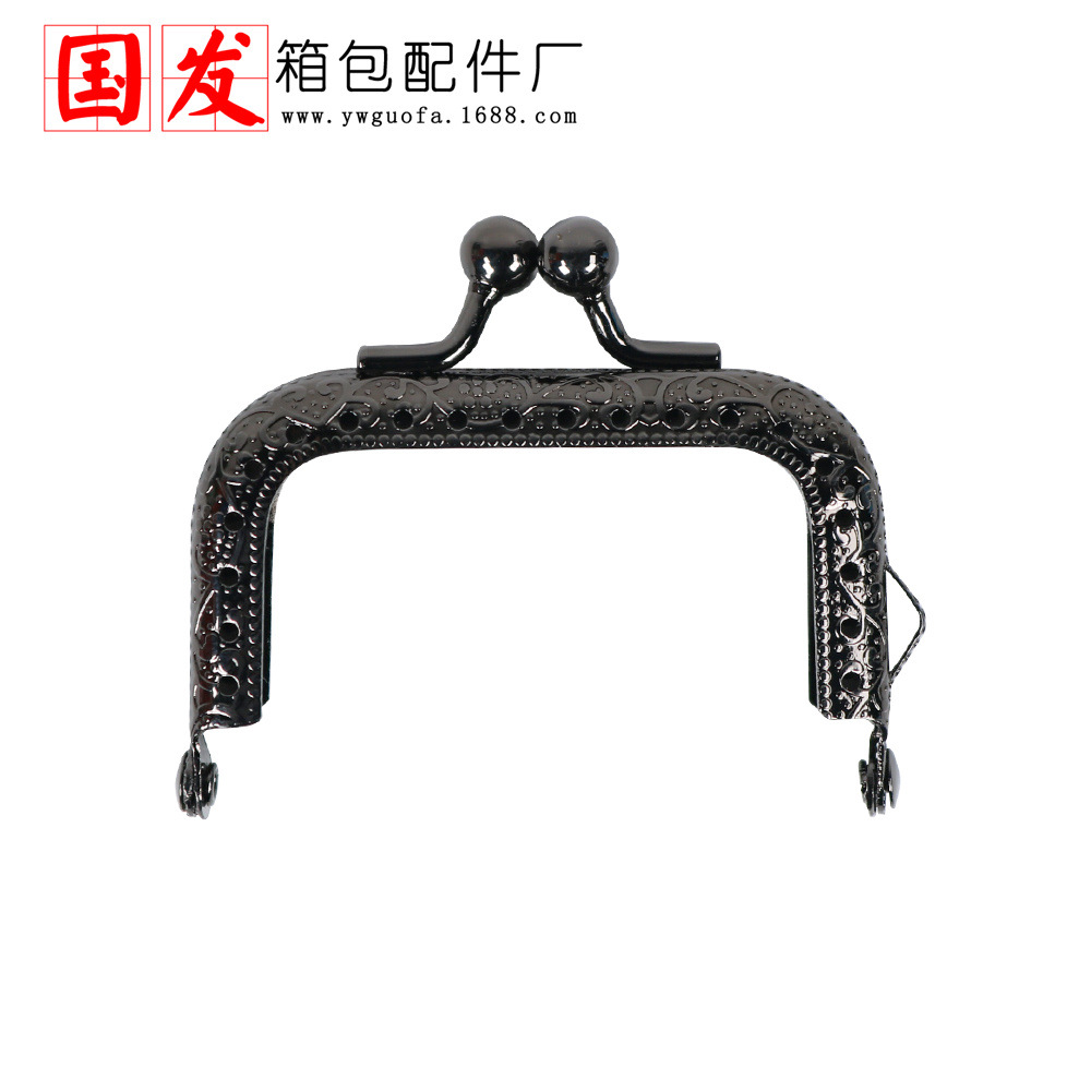 6,5 cm máquina de relieve cuadrada golpea Jinbu坑 mini oro   Fábrica directa de accesorios de maletas de China