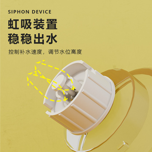 Dog bowl, dog bowl, cat bowl, cat food bowl, anti-knock over dog bowl, double bowl, automatic drinking water pet supplies for cats, small and medium-sized dogs