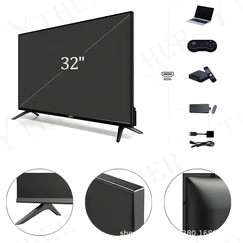 Smart TV — 4K LCD сетевой смарт‑телевизор, размеры 32–120″, HD и онлайн‑версии