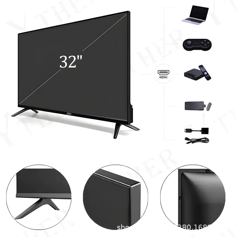 Smart TV — 4K LCD сетевой смарт‑телевизор, размеры 32–120″, HD и онлайн‑версии