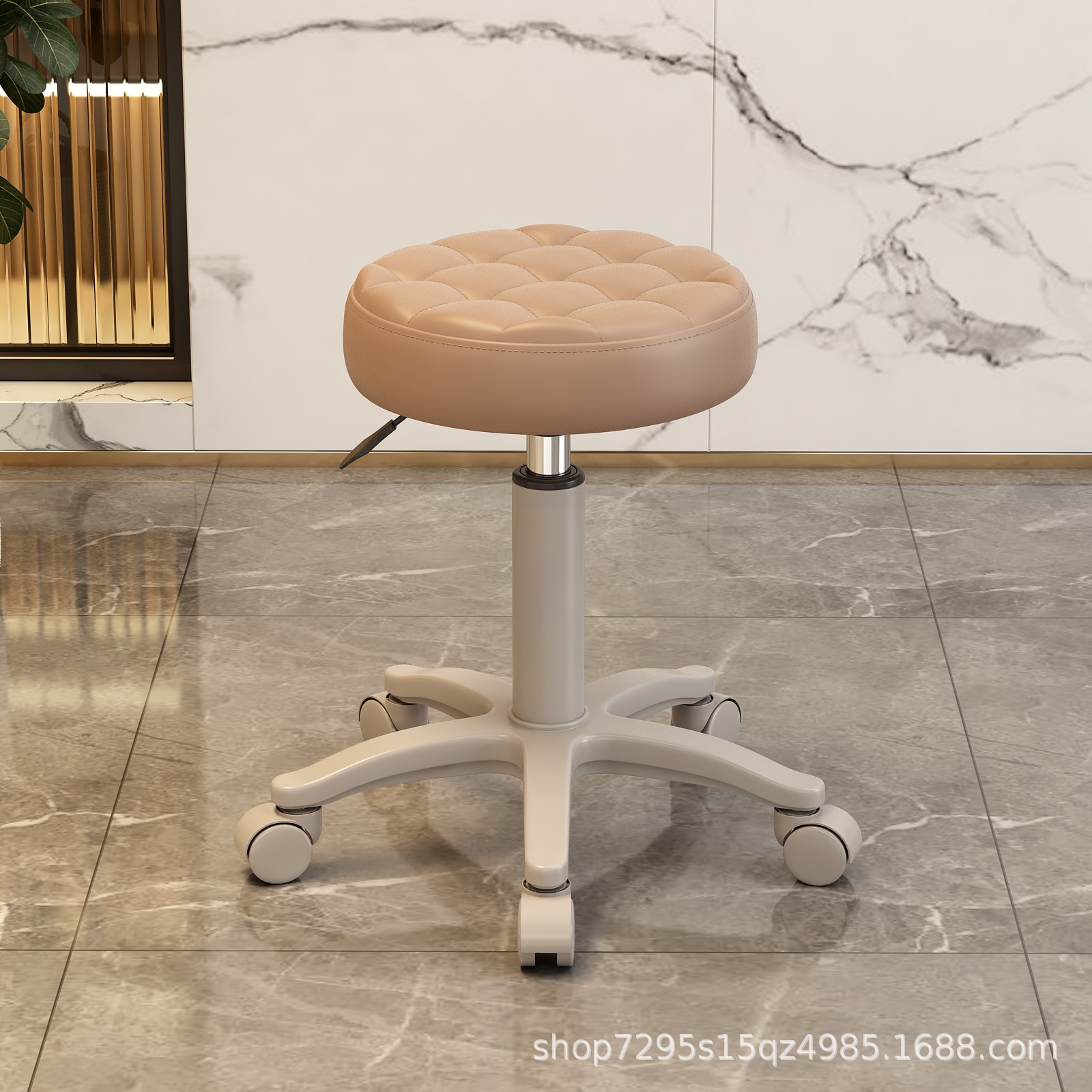 Fábrica directa taburetes de belleza elevación polea rotativa manicuría silla de maquillaje salón de belleza peluquería