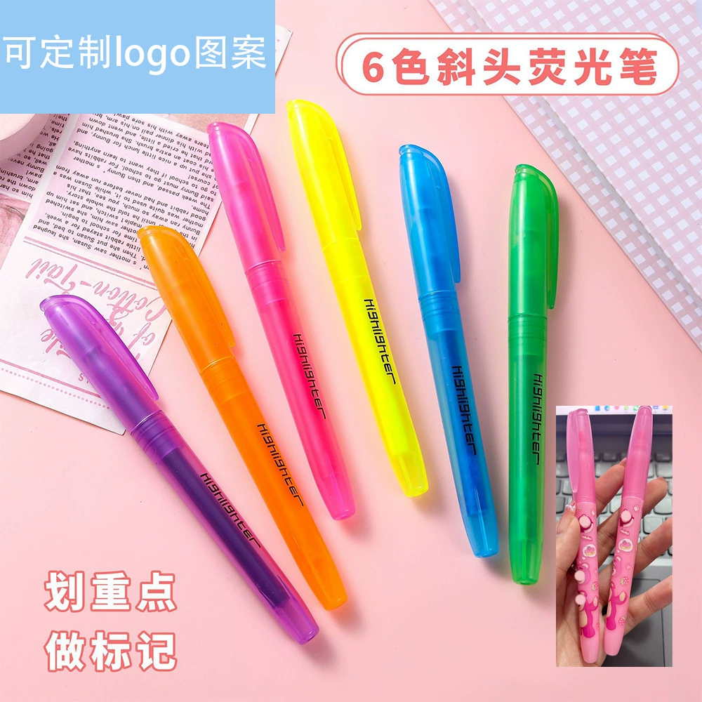 Cartoon fluorescence quality marker for elementary school students, custom-made