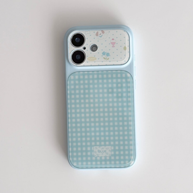 Ins Style Small Floral Pattern Large Window Acrylic Full-Cover Precision Hole Phone Case Suitable for Apple iPhone 17 Pro Max