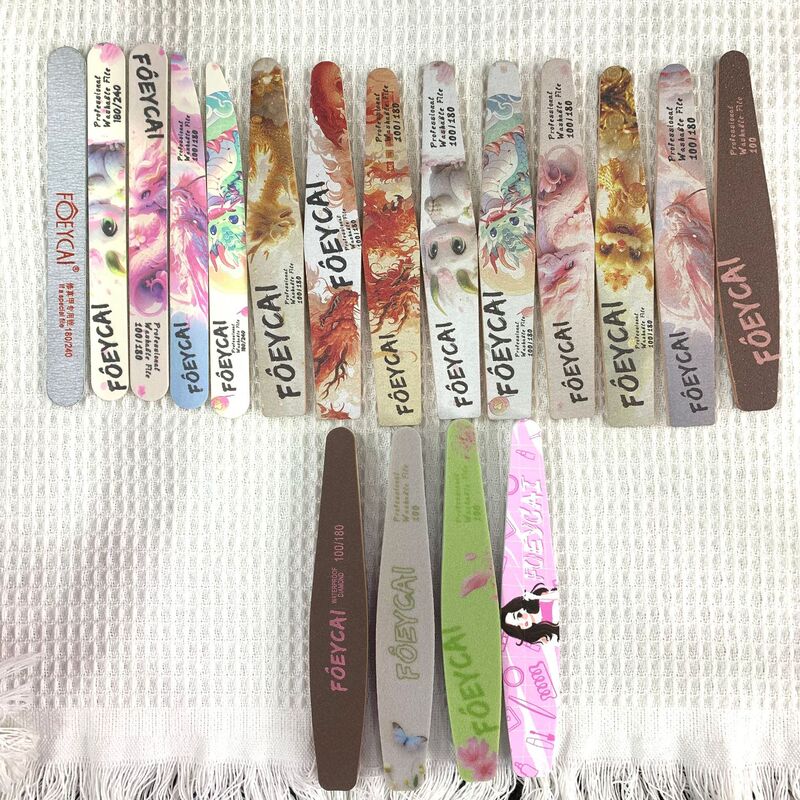 Rich color high fixed nail art special shape rubbing sponge rubbing sand polishing strip washable reusable wear-resistant