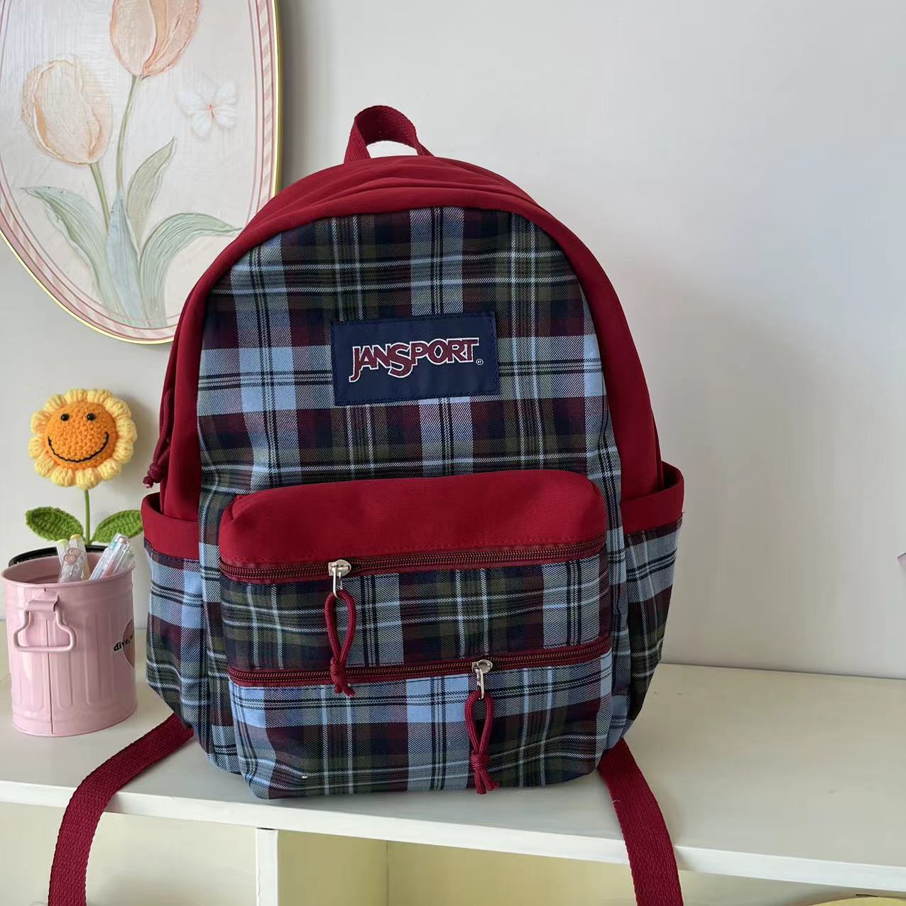 Red plaid
