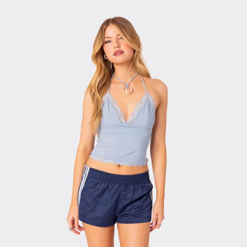 2025 European and American foreign trade new products Amazon AliExpress best selling pull strip casual sports shorts for women
