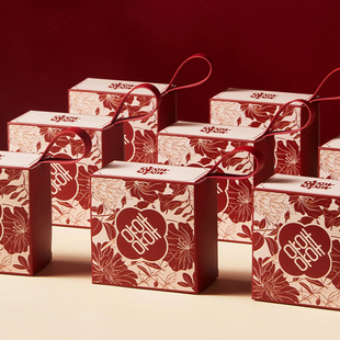 Wedding Candy Finished Product Sugar-Containing Gift Box Wedding Candy Packaging New Chinese Style Gift Box High-End Companion Gift Box Return Gift
