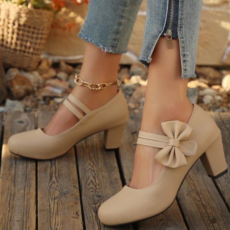 2026 Spring/Summer New Style Large Size Chunky High Heels for Women 35-42, Available for Bulk Purchase, Amazon Temu Dropshipping 2026 Spring/Summer New Style Large Size Chunky High Heels for Women 35-42, Available for Bulk Purchase, Amazon Temu Dropshipping