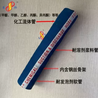 定制加工工业软管化学品输送管化学溶剂胶管 钢丝编织化学管厂家