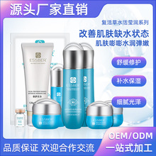 复活草护肤品套装深层补水保湿滋润舒缓面部护理水乳霜精华化妆品