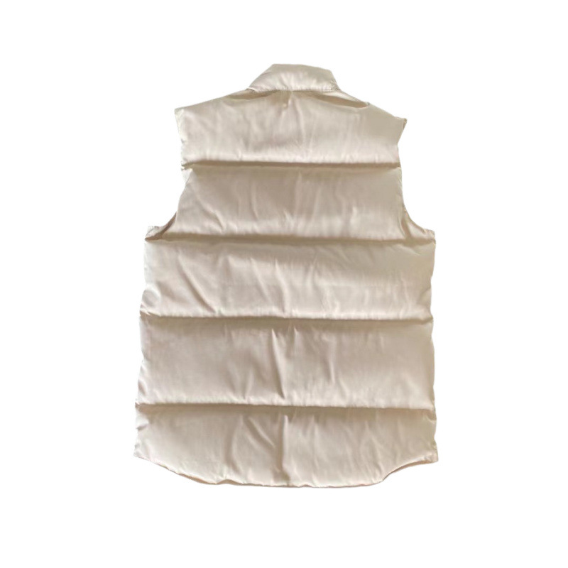 남자와 여자 커플을위한 PUTIAN 하이 퀄리티 겨울 따뜻한 조끼 큰 거위 클래식 조끼 다운 재킷