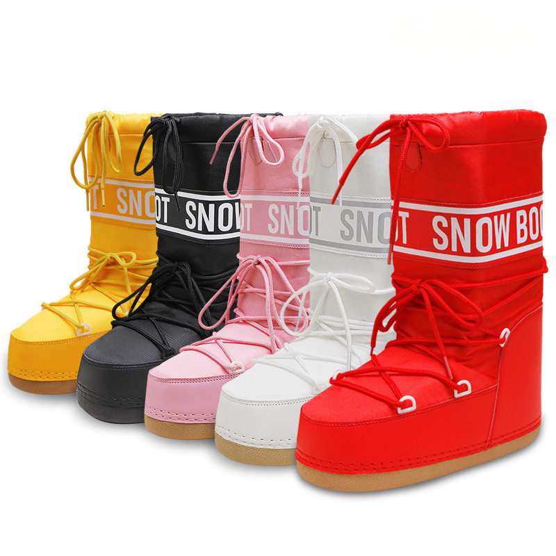 winter ski space keep warm lightweight high boots platform