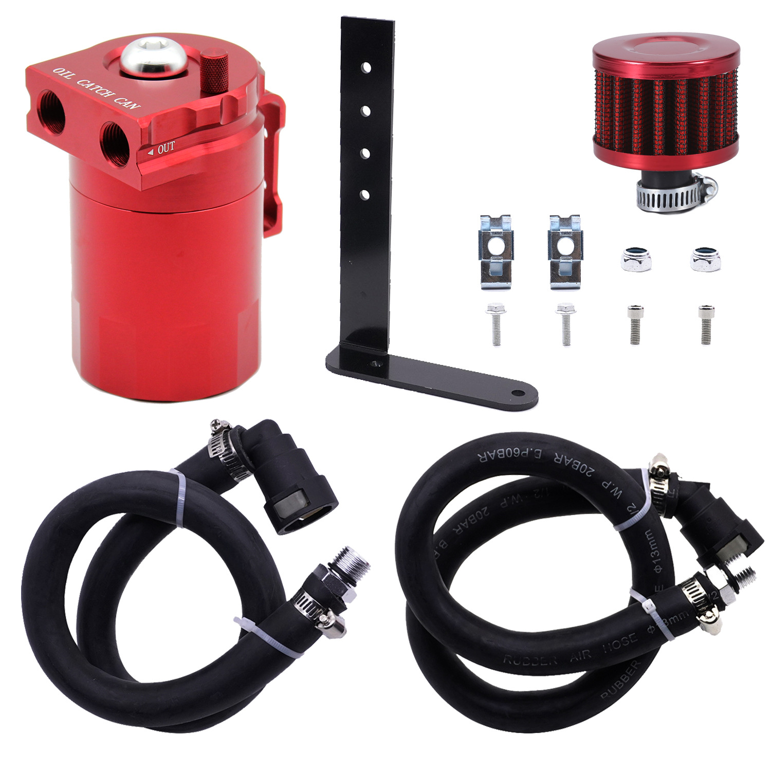 Car Metal Aluminum Fuel Tank Modified Universal Breathable Oil Gun 300ml Aluminum Alloy Fuel Tank Suitable for Ford F150