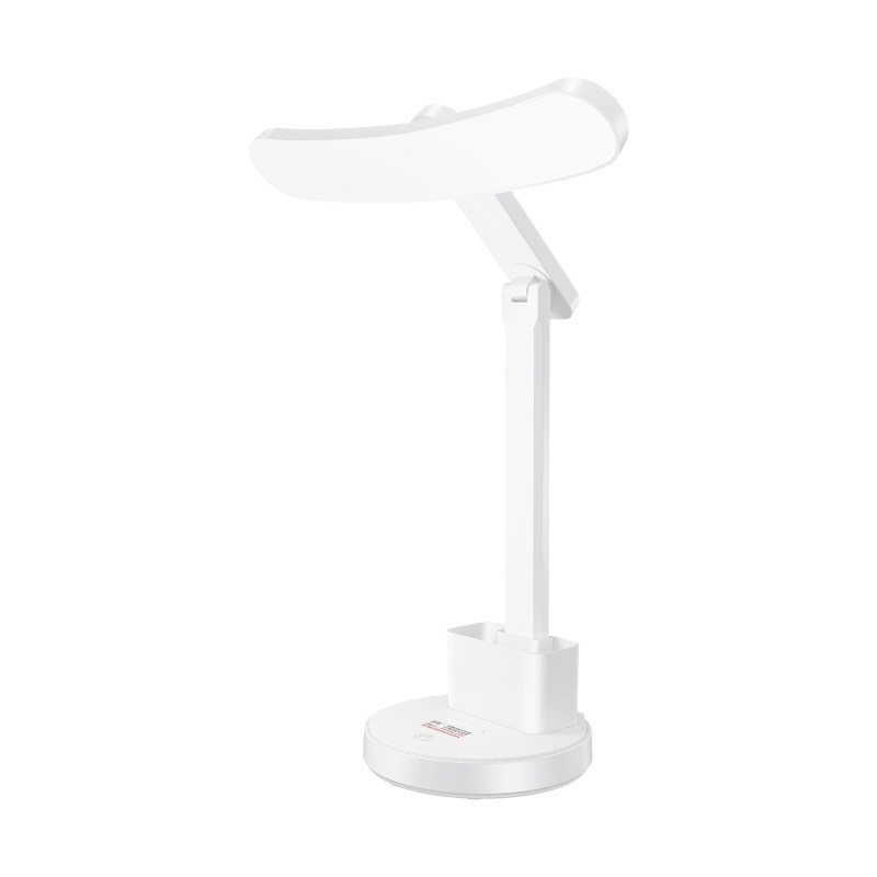 Lámpara de escritorio LED de arco de espectro completo alumno lámpara de noche protector de ojos dormitorio plegable carga de lectura lámpara de cabecera atenuable