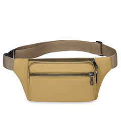 New men's waist bag, wear-resistant construction site work bag, casual sports phone bag, large capacity waist bag for men