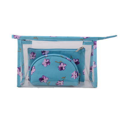 新款创意pvc印花卡通洗漱包化妆包便携三件套|ms