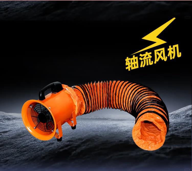 Complete set of emergency rescue equipment for confined space operations: tripod, gas detector, ventilation equipment, and air respirator