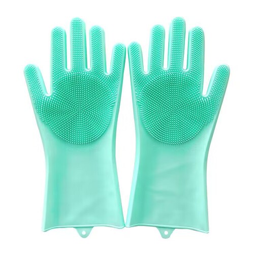 Multifunctional kitchen thickened silicone gloves household dishwashing magic gloves durable housekeeping cleaning gloves wholesale