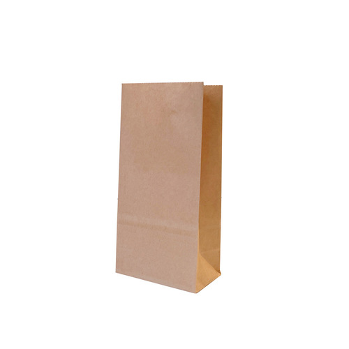 Tea Shop Food Paper Bag Calfskin Packing Bag Disposable Oilproof Burger Bag Takeaway Bag Ins Storage Bag