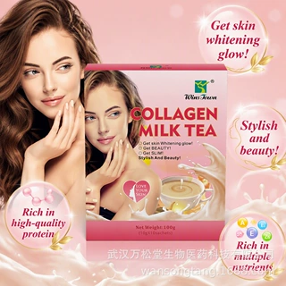出口  Collagen Dietary Supplements milk Tea Reduces Wrinkles