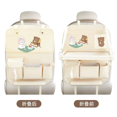 Storage Bag Hanging Bag Car | Car table board - picnic-foldable-dining-table-trash-can