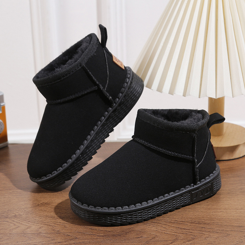 Botas de neve infantis para mulheres no outono e inverno de 2023, novo calor espesso e pelúcia para meninos de oito ou nove anos,_voghion.com