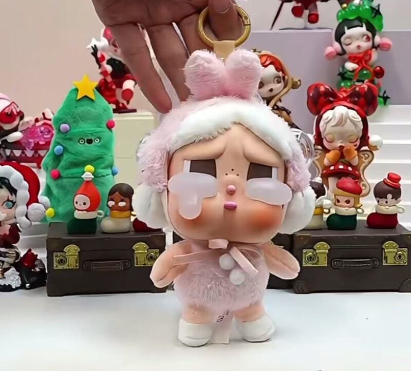 CRYBABY 哭娃东南亚盲盒裸版毛绒公仔呆萌钥匙扣挂件玩偶跨境新品|undefined